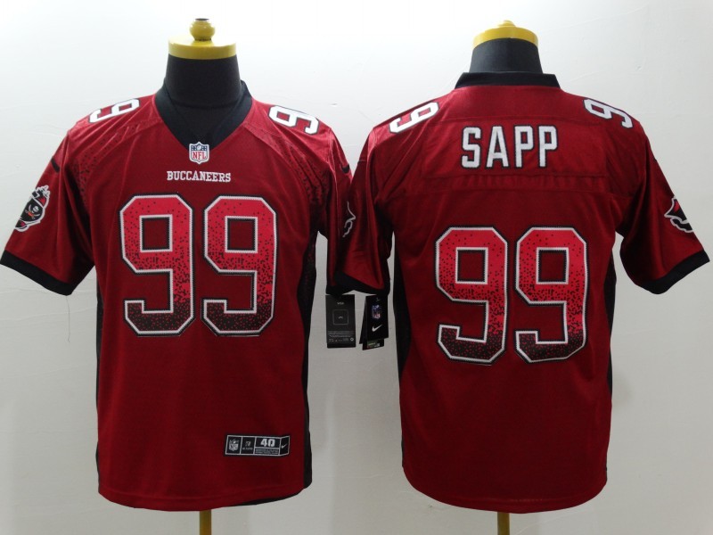 Men's Tampa Bay Buccaneers Warren Sapp #99 Red Jersey